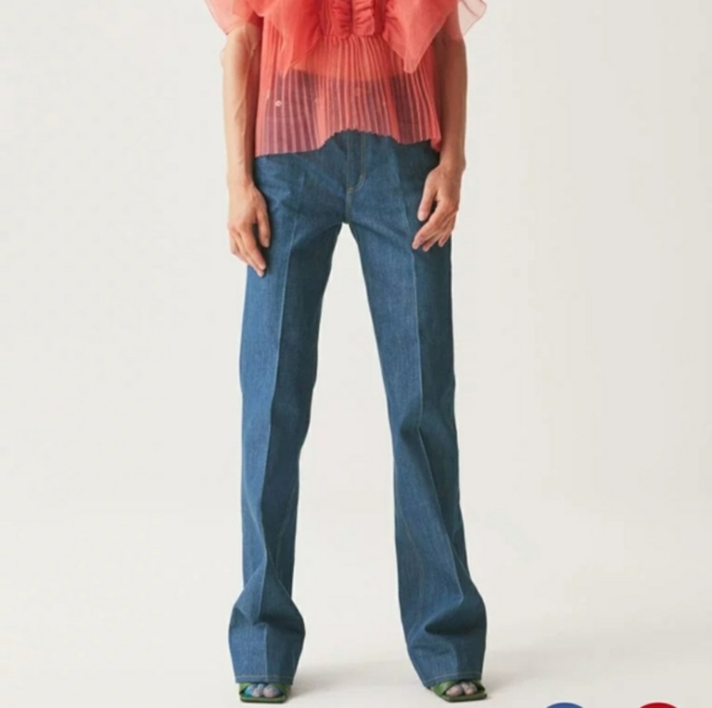 H&M Studio 2020 High Wide Leg Jeans - US Size 8